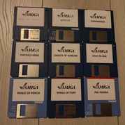 Prawdziwe sprawne dyskietki DD Amiga (9 dyskietek)