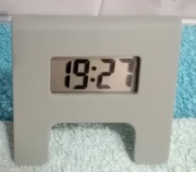 Mini budzik szaro zielony