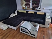 Kanapa PALERMO, stolik w zestawie