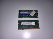 Pamięć RAM DDR2 SO-DIMM, dwie kości po 1GB, 800MHz
