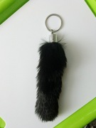 Brelok pompon futerko długi ogon 