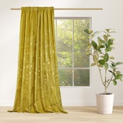 Zasłona welwetowa ze złotym nadrukiem marmurku 