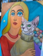 Dialog w ciszy obraz akrylowy 50x80 