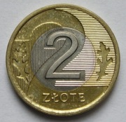 Polska 2 złote 1995 - stan 1/2
