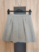365. Szara rozkloszowana spódniczka mini rozmiar 36