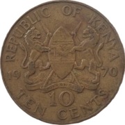 Kenia 10 cents z 1970 rok - OBEJRZYJ MOJĄ OFERTĘ