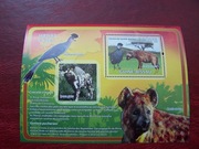 Gwinea Bissau 2009  Fauna Zwierzęta Hieny 2 bloki