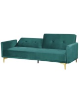 Sofa welurowa rozkładana