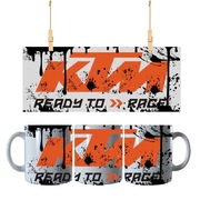 Kubek biały 330 ml KTM