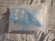 Przezroczysty płaszcz przeciwdeszczowy L