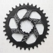 DECKAS GXP SRAM 34T  zębatka narrow wide, GX NX offset 3mm okrągła czarna