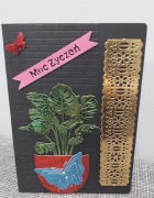 Imieniny, urodziny, dla niej, dla niego, kartka okolicznościowa