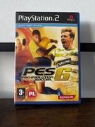 PES 6 PRO EVOLUTION SOCCER - PS2 - POLSKIE WYDANIE - UNIKAT !!!