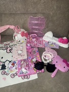 Zestaw Hello kitty akcesoria dodatki sanrio bransoletka lusterko torebka