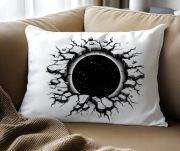 Gotowe Nadruki na Koszulki, DTF REALISTYCZNE PĘKAJĄCA SCIANA 20x20 cm 