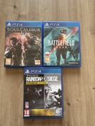 Trzy gry na play station 4
