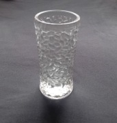 Wazonik / szklanka barmańska, szkło mrożone. Bohemia lub Niemcy. 