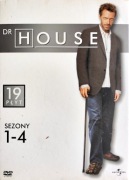 Dr House komplet sezony 1-4 19 DVD serial House MD