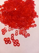 Haczyki S 20 szt czerwone 