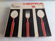 Komplet sztućców posrebrz Fraget  Hefra  wz. Amerykański  39szt Do Ryb STAN