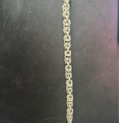 Bransoletka splot królewski/bizantyjski