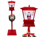 Latarnia świąteczna LED 110 cm - ŚNIEG, ŚWIATŁO, MUZYKA
