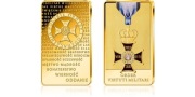 order VIRTUTI MILITARI-sztaba plater złotem