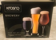 Zestaw szklanek do piwa Krosno - Brawery, 6 szt.