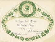 Telegram ozdobny - 1936 - Życzenia dla Nowożeńców