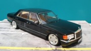 Custom Mercedes-Benz 560 SEL W126 1:18 Norev jak Autoart