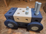 MODU 3-w-1 Chodzik dla niemowląt - Głęboki niebieski/Jasnoniebieski