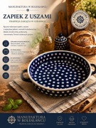 Naczynie żaroodporne ceramiczne forma zapiekanka ceramika Bolesławiec 