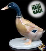 Heubach figurka ptak Kaczka sygnowana