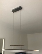 Lampa wisząca LED, stal nierdzewna