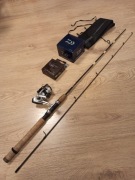 Wędka + kołowrotek Daiwa Sweepfire - ultralight na okonia, klenia, pstrąga
