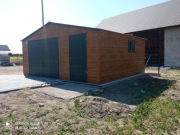 Garaże blaszane . Hale 