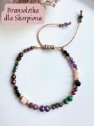 Bransoletka z kamieniami dla Skorpiona