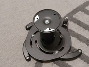 Uchwyt sufitowy do projektorów, obrotowy, czarny