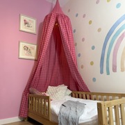 Baldachim okrągły ze stelażem dla dziewczynki