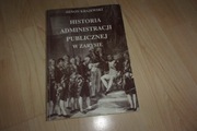 historia administracji publicznej w zarysie Krajewski