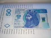 Banknot 50 zł. BU6343333