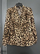 Shein bluzka modny wzór panterka cetki hit roz.38 