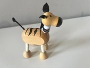 Drewniana figurka zebry
