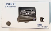 Kamera samochodowa 4 cale FULL HD 3w1 + Kamera cofania Micro SD 32GB