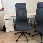 Fotel obrotowy biurowy Ikea Markus średni