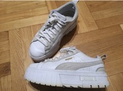 Buty Puma sneakersy 38,5 wkładka 24,5 białe Mayze Gentle skóra naturalna  