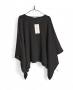 ZARA fajne nowe grafitowe ponczo