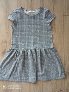 H&M sukienka krata serca 122/128 6-8