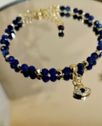 Bransoletka z naturalnych kamieni lapis lazuli 