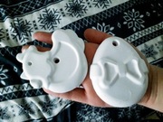 Kogut i JAJKO figurki figurka do malowania z gipsu